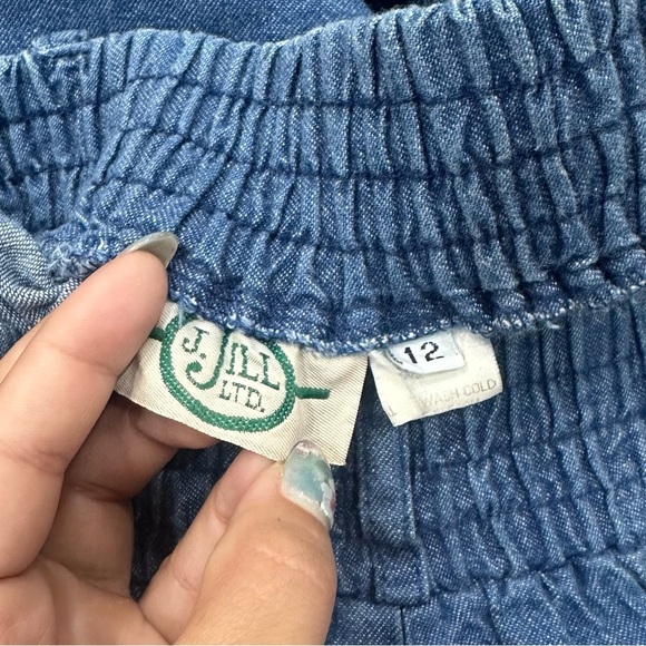 J. Jill Denim Maxi A-Line Skirt - Picture 5 of 7